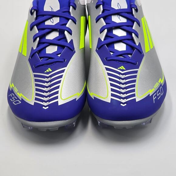 Adidas F50 League FG MG Men\'s Size 10.5 Soccer Cleats IG0918 Messi 1 Silver New main image 8